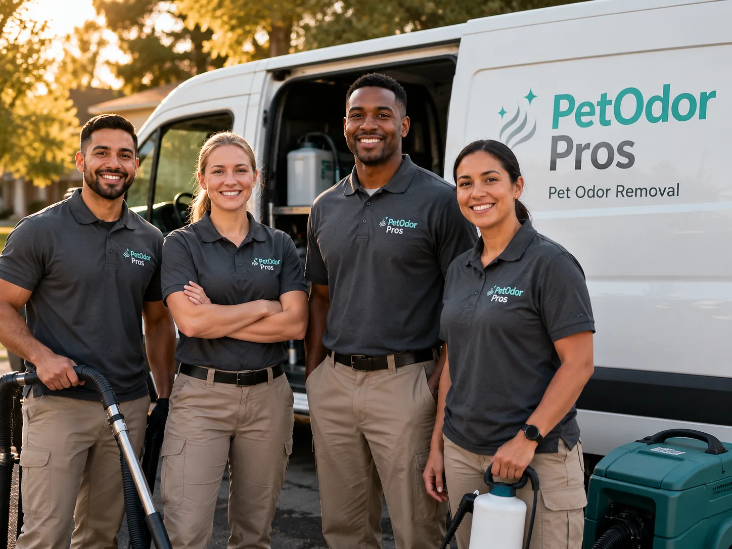 Pet Odor Removal team serving Mcleod, ND